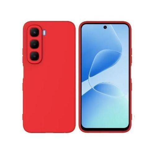 Infinix Coque silicone compatible Hot 60i rouge