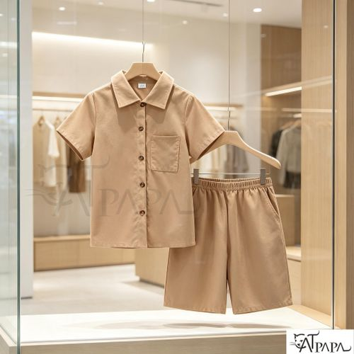Ensemble chemise et short garçon 6-10 ans
