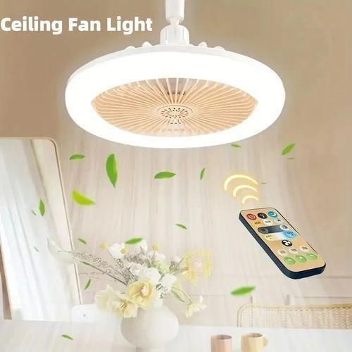 Ventilateur de plafond intelligent LED 3 en 1