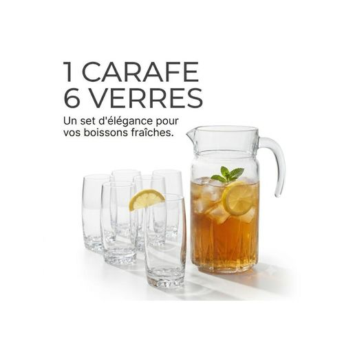Generic Carafe avec 6 Verres