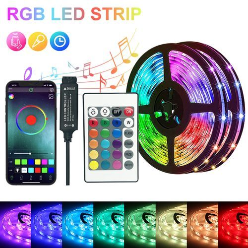 Generic Bande Lumineuse LED RGB 20 m avec Télécommande