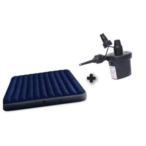 Matelas Gonflable 2 Places avec Pompe Offerte