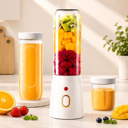 Kitcha Mixeur sans fil portable 450ml avec deux gobelets