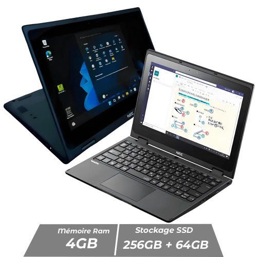 NEC VersaPro 11 X360 tactile 4Go/256Go SSD