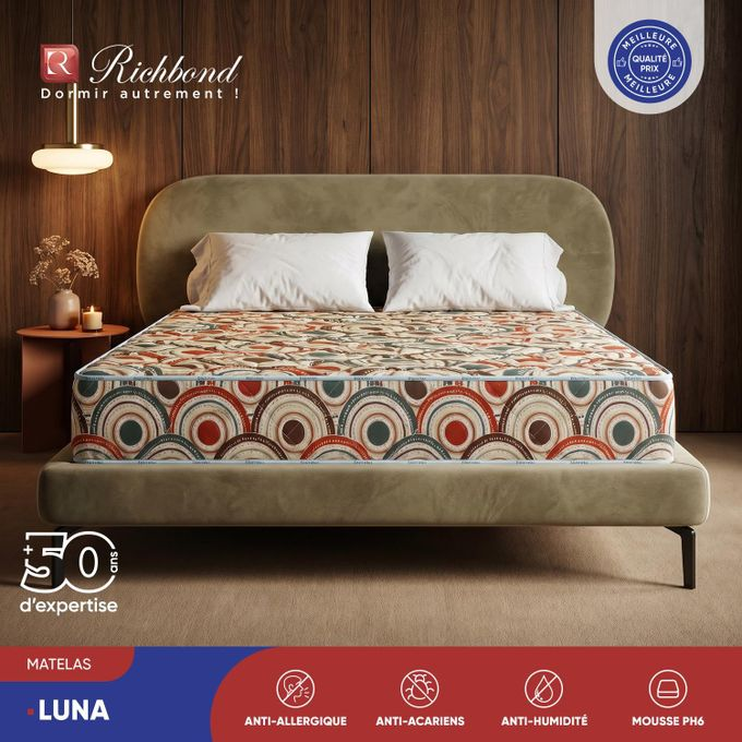 Richbond Matelas Luna 190 x 140 cm 2 Places PH6