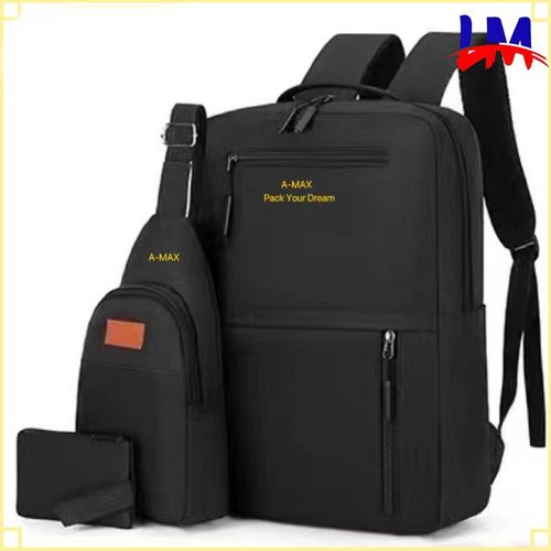 Sac à Dos Multifonctionnel 3 en 1 Noir