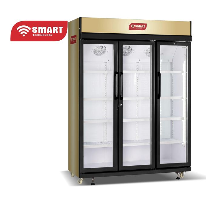 Smart Technology Refroidisseur vertical vitré 3 battants STCDV-3300